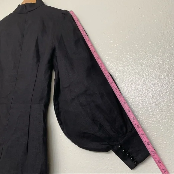 Sofia The Label Elsa Long Sleeve Linen Dress - Picture 13 of 14